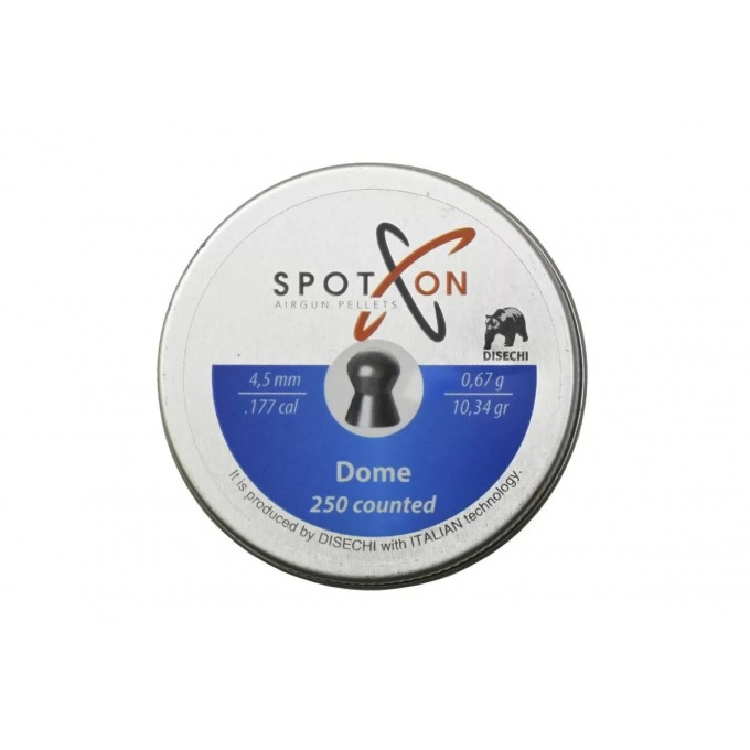 Пуля SPOTON DOME 4,5 мм, 0,67 гр. (250 шт) (150 в упаковке) 241460